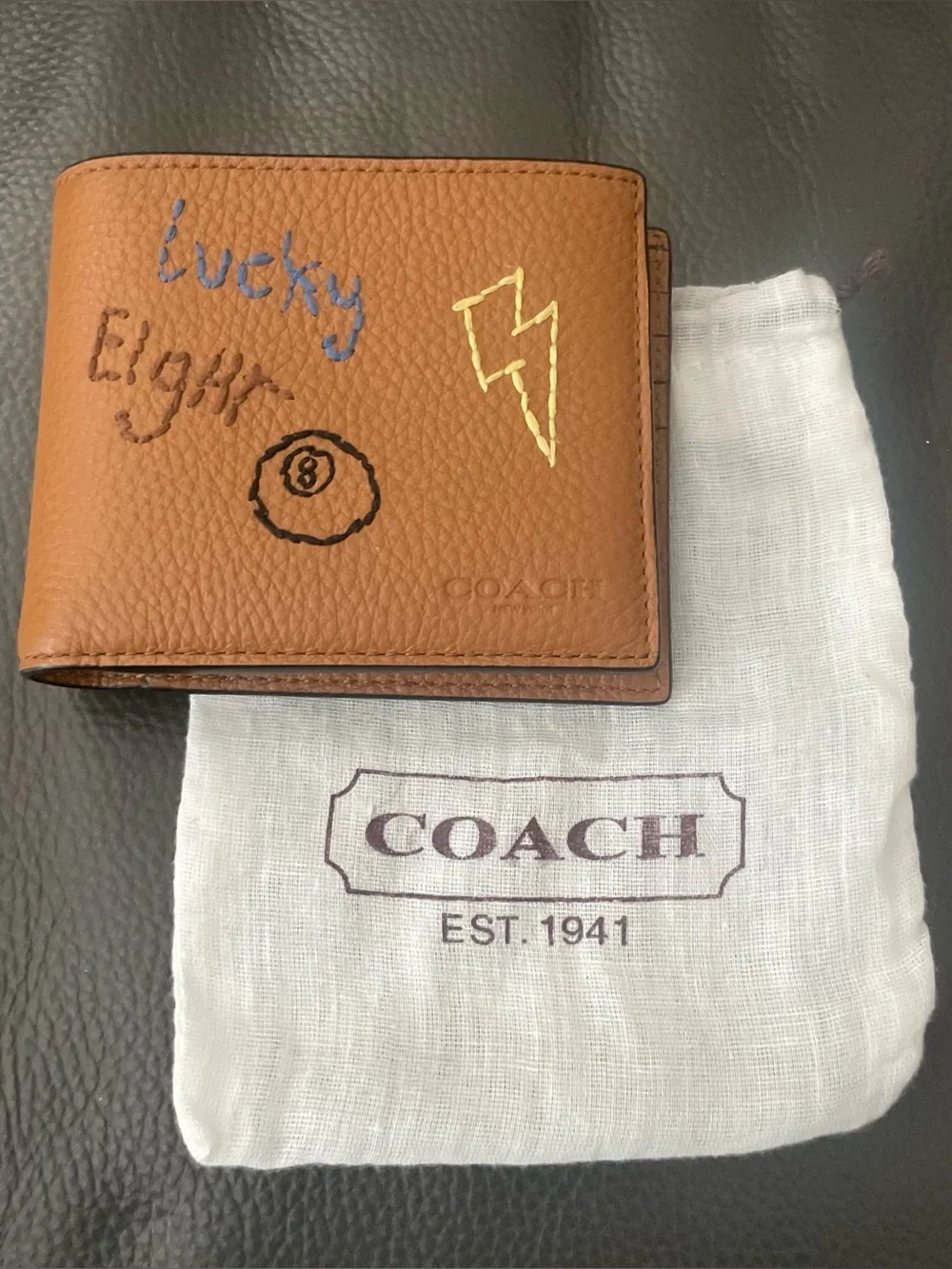 NWOT COACH 3 in 1 Wallet With Diary Embroidery